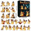 (Patch Ghost 4)Halloween Ghost Blind Box Calendar Countdown For Home Party Decor Family Interaction 9