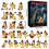 (Patch Ghost 2)Halloween Ghost Blind Box Calendar Countdown For Home Party Decor Family Interaction 10