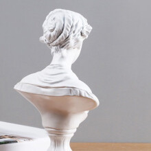 EstáTua Grega da Deusa Venu, Busto de CabeçA Romana CláSsica Escultura da Mitologia Grega para DecoraçãO de Prateleira de Casa de Sala de Estar