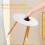 Suction Cup Interactive Cat Toy – Feather Wand with Bell, Self-Standing Base 4