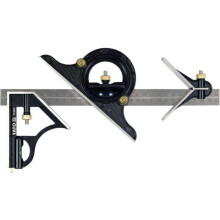 Esquadro multifuncional - Yato - YT-70772 300 mm - Alta precisão - Centralização fácil - Robusto