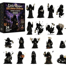 Sorcière Fantômes Halloween Vacances Compte à rebours Calendrier Acrylique Figurines Boîte Aveugle