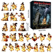 (Patch Ghost 5)Halloween Fantôme Blind Box Calendrier Compte à rebours pour Maison Fête Décoration Famille Interaction