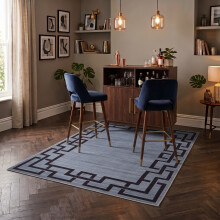 (120 X 170 cm, Nico) Luxury Printed Rugs Large Runner Rug & Door Mats