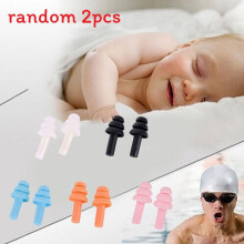 New Earplugs Anti Noise Soundproof Comfortable For Study Silicone Sleep