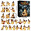 (Patch Ghost 11)Halloween Ghost Blind Box Calendar Countdown For Home Party Decor Family Interaction 3