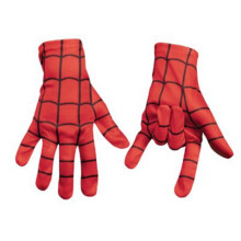 (1 Pair Gloves-Cotton(50%))Kinder Superhelden Maske Vollkopf Cosplay Handschuhe Kostüm Halloween Party