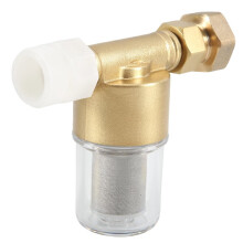 Brass Sediment Filter, Reusable Sediment Water Filter, Inline Washer Filter for Washing Machine, Shower,Garden Hose