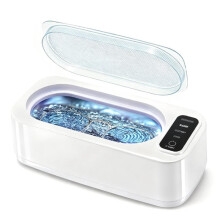 Ultrasonic Jewelry Cleaner, with Cleaning Modes & LED Light for Rings, Watches, Eyeglasses A AU Plug