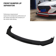 Kfz Stoßstangenspoiler 150cm 6er Schwarz ABS