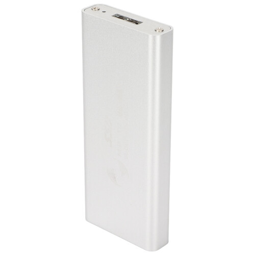 mSATA zu USB 3.0 Adapterbox mit Alugehäuse 1