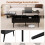 Mesa de centro elevable ajustable con almacenamiento oculto, color negro 4