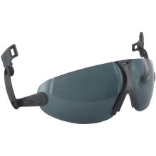 Geïntegreerde bril in grijs polycarbonaat, anticondens en antikras, voor 3M Peltor helmen en hoofddeksels (onze referenties 9102377…)