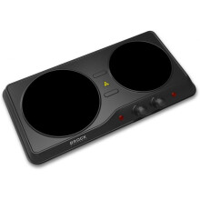 Plaque de cuisson de table - BROCK - HPI 3002 BK - Surface infrarouge - Commande mécanique - 2000 W