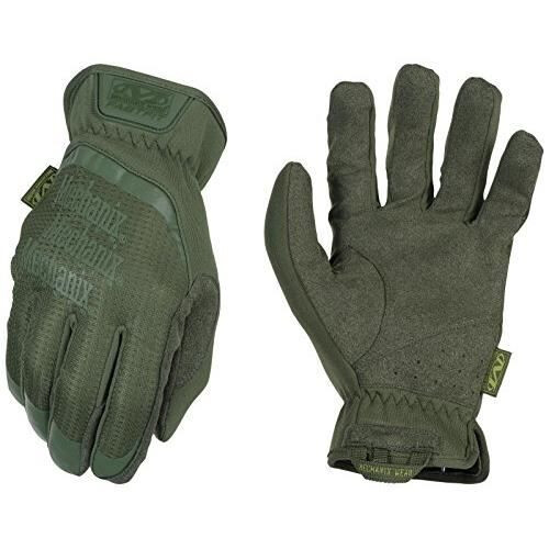 Gants - Mechanix - FastFit - Vert olive - Taille X-Large - Certifiés EN388/EN420