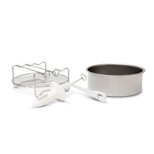 Kit di accessori per friggitrice ad aria - ELECTROLUX - Modello EAFEK1 - Piatto di cottura - Griglia di cottura - Spiedini