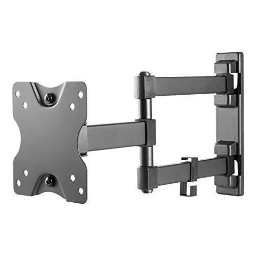 Suporte de mural para TV - DELTACO - 3 vias - 13-27 polegadas - Inclinável - VESA 75x75–100x100