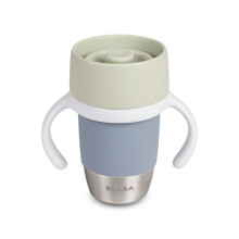 Tasse d'apprentissage inox CLICK & DRINK Galet