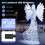 LED-Weihnachtsengel, 1,58 m, 250 LEDs, Weiß 3