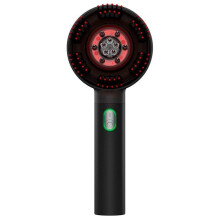 Hoofdhuid massageborstel - RENPHO - R-WMC01 - Rood LED - Serum applicator - 6 standen - Zwart