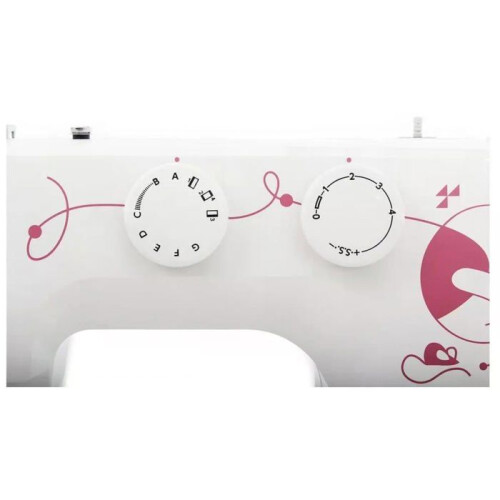 Janome Machine à coudre électromécanique blanche - JANOME - Sew Cat 57 - Éclairage LED - Canette verticale 1
