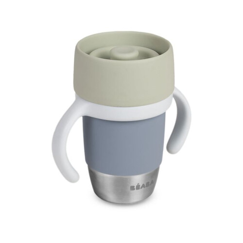 BEABA RVS leermok CLICK &amp; DRINK Galet 2