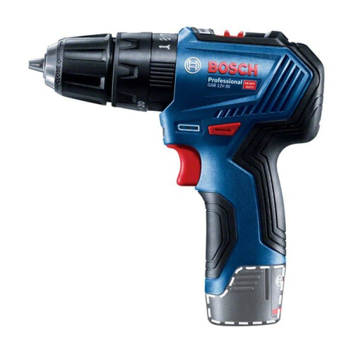 Bosch Perceuse visseuse à percussion - Bosch - GSB 12V-30 - 12V - 2 vitesses - Mandrin 10 mm 1