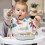 BEABA Assiette compartimentée bébé en inox micro-ondable Vert-de-Gris 6