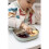 BEABA Assiette compartimentée bébé en inox micro-ondable Vert-de-Gris 5