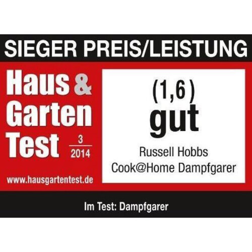 Russell Hobbs Russell Hobbs Dampfgarer 9L Programmierbarer Timer, Gemüse, Reis, Eier - 19270-56 2