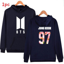 (Blue JUNGKOOK,L)Bts Hoodies Bangtan Boys Jung Kook Jimin J Hope V Suga Jin Pullover Sweatshirts