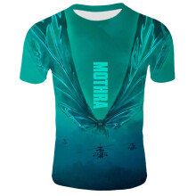 (Green,4XL)Godzillaking Of The Monster Men Short Sleeve Tops 3d Print Casual Tshirt Tee