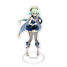 (11)Game Genshin Impact Acrylic Figure Stand Klee Keqing Ganyu Desktop Display