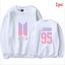 (JIMIN Blanco,XXXL)Bts Hoodie Sweatshirt Unisex Casual Pullover For Fans Streetwear Fashion