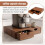 Coffee Capsule Storage Box, Coffee Pod and Tea Set Storage Rack Drawer Coffee Machine Stand 7