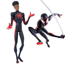 Spider-Man Into the Spider-Verse Miles Morales Action Figure 16cm PVC Collectible Toy Gift for Kids