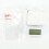Mini Higrómetro / Termómetro LCD, Blanco   1 paquete 4
