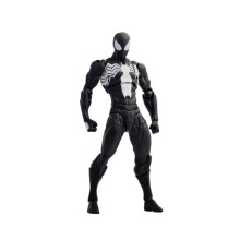 Marvel Spider-Man Symbiote Action Figure Venom Suit Black White 16cm with Stand Collectible