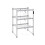 Heated Clothes Airer - Aluminium Alloy - Silver - Foldable with Fabric Cover and Control Panel 1