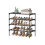 4-Tier Shoe Rack - Non-Woven Fabric - Ink Black - Space-Saving Design 1