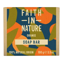 Faith In Nature Natural Orange Vegan Bar Soap 6  100g