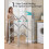 Heated Clothes Airer - Aluminium Alloy - Silver - Foldable with Fabric Cover and Control Panel 6