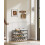 3-Tier Shoe Rack - Metal Frame - Ink Black - Space-Saving Design with Fabric Shelves 2
