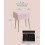 Vanity Stool - Wood and Metal - Slate Grey - Storage with Adjustable Feet 6