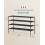 4-Tier Shoe Rack - Non-Woven Fabric - Ink Black - Space-Saving Design 7