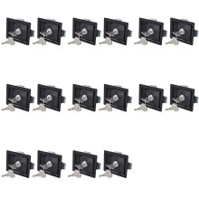 16 Peças Fechaduras de Caixa de Ferramentas para Reboque de Porta Cadeado de Remo Trava Anti-Roubo para Reboque de Caminhão de Trailer RV