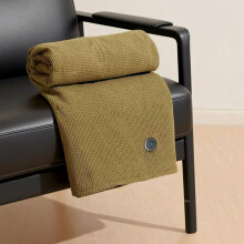 (green) Heated Blanket USB Wearable Electric Blanket Portable Warmer Blanket for Shoulder Electric Heating Shawl with 3 Tem Sett