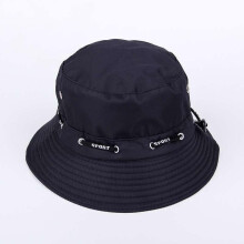 (Noir, pack-2) Foldable Bucket Hat Wide Brim UV Protection Solid Color Flat Top Unisex Sun Hat