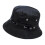 (Kaki, pack-5) Foldable Bucket Hat Wide Brim UV Protection Solid Color Flat Top Unisex Sun Hat 5