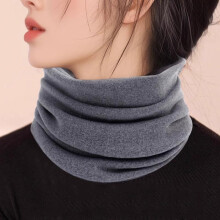 (Noir, pack-3) Women Winter Warm Velvet Scarf - Solid Color Neck Warmer Snood Windproof Outdoor Casual Soft Skin-Friendly One Size Black